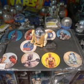 Various Japanese Star Wars premiums and wind-up R2-D2s.