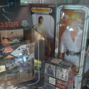 Japanese die-cast figures, plus a Japanese 12" Luke Skywalker.